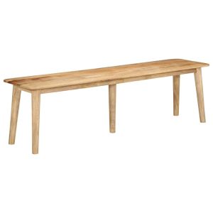 Banco de madera maciza de mango 160x40x45 cm oif466828