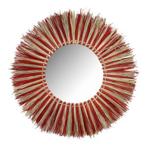 Espejo de pared en aLGas marinas redondo meer ø76cm Thinia Home