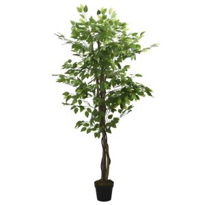 vidaXL árbol ficus artificial 630 hojas verde 120 cm