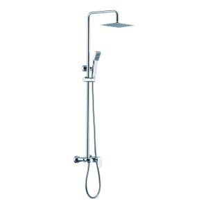 Imex - columna ducha monomando con grifo cromado serie liverpool