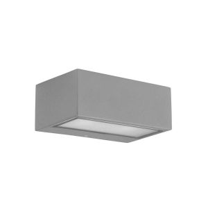 LEDs c4 aplique ip66 nemesis aluminium 90*220mm E27 15w gris