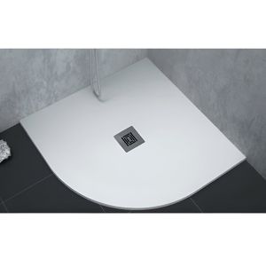 Plato ducha extraplano semicircular logic  90 x 90 cm
