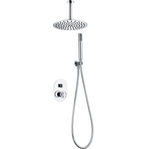 Imex - columna ducha empotrada con grifo cromado serie vesubio