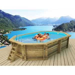 Piscina de madera "seychelles" - 4,00 x 3,00 x 1,20 m