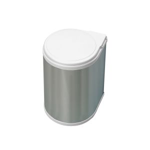 Emuca contenedor de reciclaje para fijación a puerta con vaso de 13l