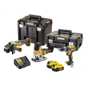 Kit 3 herramientas inalámbricas dewalt - dcd796, dcs335, dcg405 - brushless