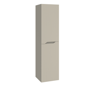 Columna baño suspendida 2 puertas 140 x 34,9 x 31,9cm moka mate