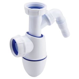 Sifón de fregadero con toma m.a.l - 1'1/2 - diámetro 40 mm - easyphon - nic