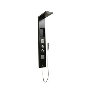 Columna de hidromasaje fabricada en aluminio. Modelo a-851 black