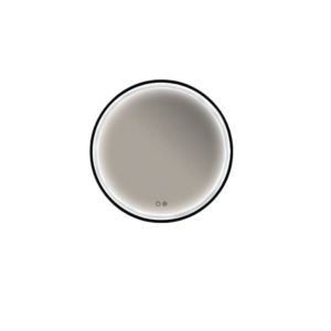 Espejo redondo tri LED paris, marco oro rosa 70 ø