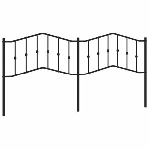 vidaXL cabecero de metal negro 193 cm