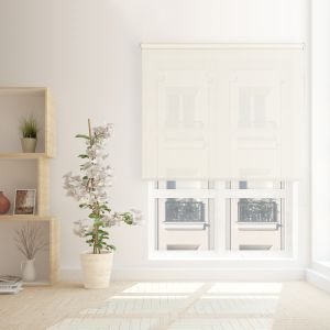Estor enrollable screen  apertura 10%  blanco lino 165 x 190cm