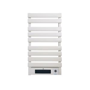 Toallero eléctrico 1500w en aluminio blanco con display LED