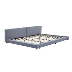 Cama con estante galaxis - 270 x 200 cm gris