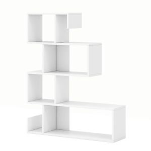Librería abierta en forma de 's' de 80 x