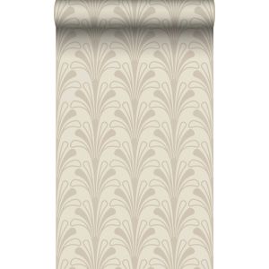 Origin papel pintado arte deco beige arena 50 x 900 cm