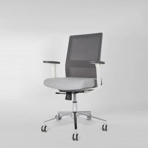 Silla de escritorio euromof niza | white edition profesional