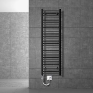 Calentador eléctrico de baño | 400 x 1500 mm | antracita