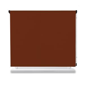 Estor enrollable opaco tierra 240x250cm.