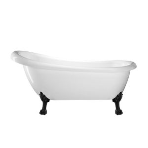 Bañera con patas richmond  171 cm patas león negras