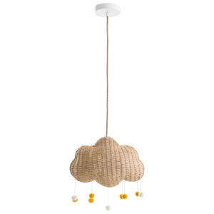 Lámpara colgante nube onon ratán natural