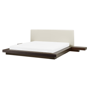 Cama zen 160 x 200 cm fresno oscuro