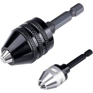 Adaptador cambio rápido 0,3-6,5mm hexagonal 1/4"