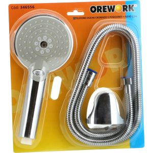 Ducha orework 5 posiciones + flexo extensible