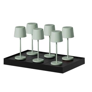 Juego de 6 lámparas de mesa con base h22cm kelly mini