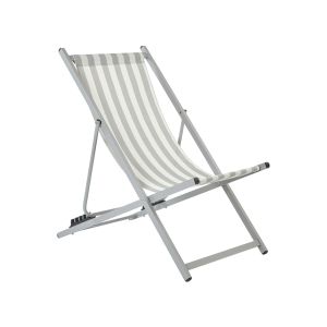 Hamaca plegable locri ii metal gris claro