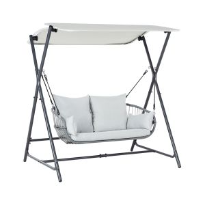 Columpio fiastra metal gris claro