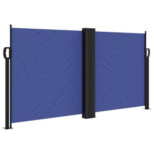 vidaXL toldo lateral retráctil azul 120x1000 cm