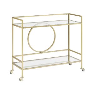 Carrito de cocina kerry metal dorado