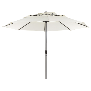 Sombrilla recta 285 cm bibione beige claro