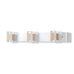 Perchero de pared rei 2-c8706.3.1717 | 450x103x53 mm | ilustrado | madera