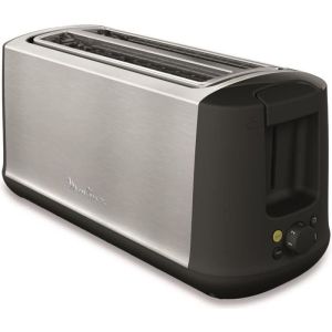 Tostadora moulinex subito select, 2 ranuras largas, 7 funciones de dorado,
