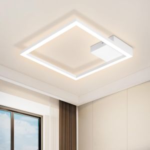 Nettlife plafón LED blanco 12w moderno 3000k blanco cálido