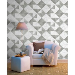 Papel pintado tnt textura madera mármol gris