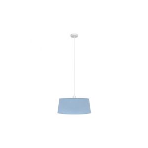 Suspensión - fab 122894008 - azul claro - textil - E27 - 102x40x40 cm