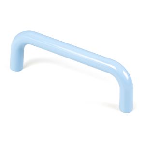 Tirador abs 96mm azul celestial brillo, lote de 50