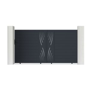 Pack puerta corredera automática 3m veleta a.180cm + motor tanker c600