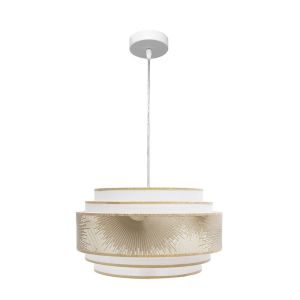 Lampara de techo nepal blanco  40cm