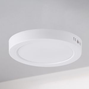 Plafón de superficie LED 100lm/w 12w 1200lm 6000ºk ip20 [ho-plc-12w-1200lm