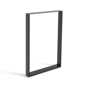 Pata para mueble rei 7-913.6087.18p | 580x80x872 mm | negro poro | acero