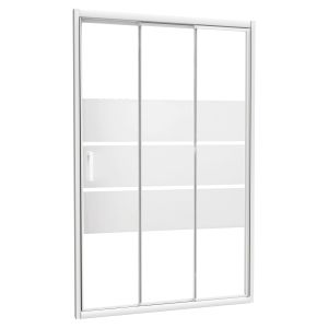 Ondee - mampara missi - corredera 3 p. 120x185cm - vidrio templado