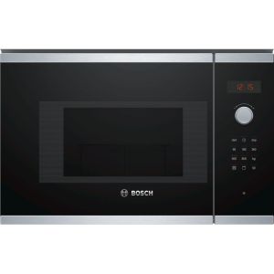 Microondas integrable Bosch bel523ms0 20 l cristal negro/inox 5 funciones