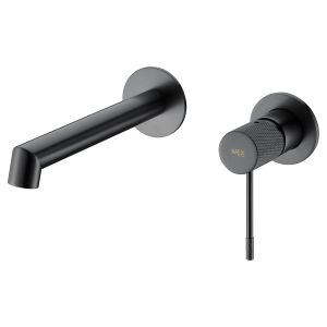 ► grifo de lavabo empotrado line black gun metal [ imex® ]