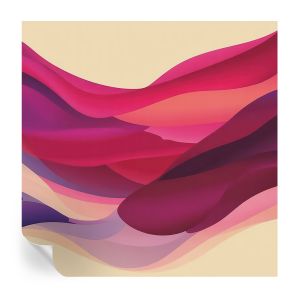 Papel pintado autoadhesivo ondas líquidas 250x250 tulup
