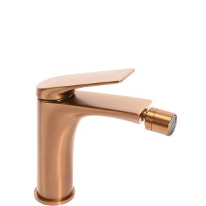 Rea grifo para bidé avalon copper brush, 15,5x4,2x16 cm