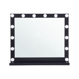 Espejo de tocador LED beauvoir negro
